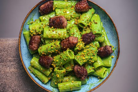 Ricotta Bärlauch Rigatoni