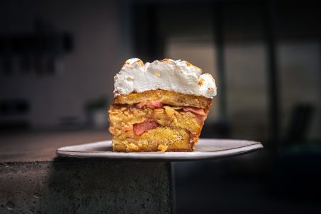 Apfel-Rhabarber-Scheiterhaufen