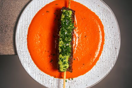 Beef Spieße mit Chimichurri Mayo