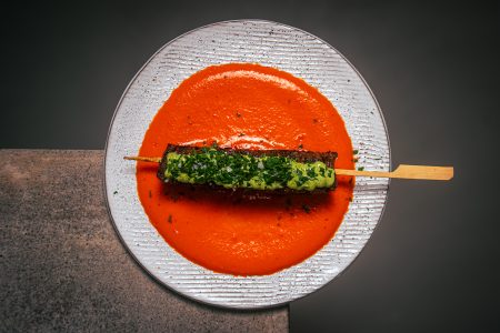 Beef Spieße mit Chimichurri Mayo