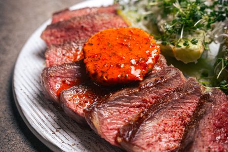 Rib Eye Steak mit Nduja Butter