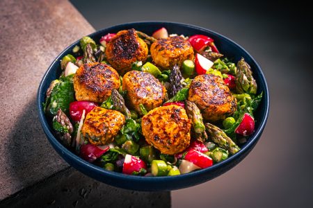 Kimchi Chicken Meatballs