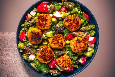 Kimchi Chicken Meatballs