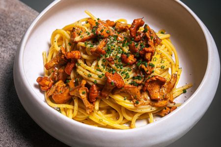 Eierschwammerl Carbonara