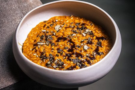 Geröstetes Kürbisrisotto