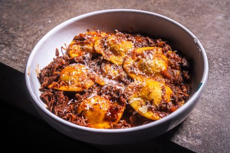 Kürbisravioli al Ragù