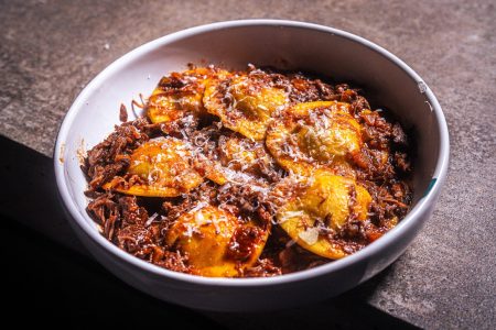 Kürbisravioli al Ragù