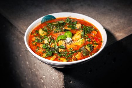 Mediterraner Hühner Bohneneintopf