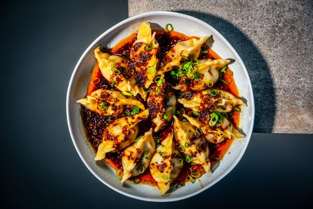 Beef Dumplings mit Chili Öl