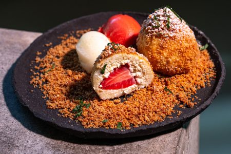 Erdbeer Topfenknödel