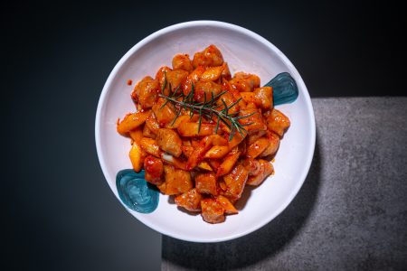 Brot Gnocchi mit Spargel