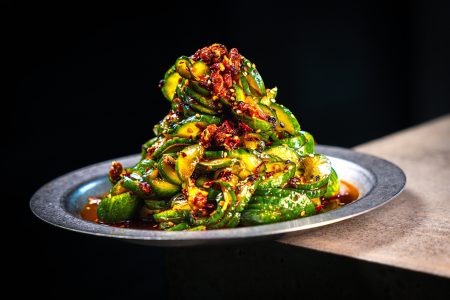 Chili Crunch Gurkensalat