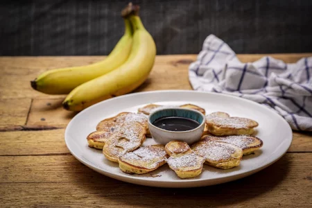 Bananen-Pancake-Dippers