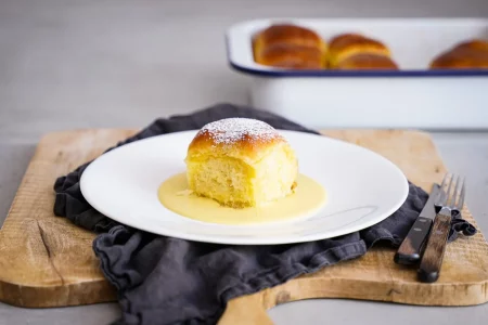 buchteln mit vanillesauce