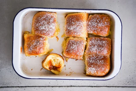 buchteln mit vanillesauce