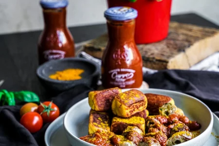 Hausgemachte Currywurst