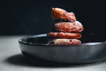 Gebackene Apfelringe