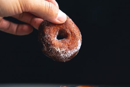 Gebackene Apfelringe