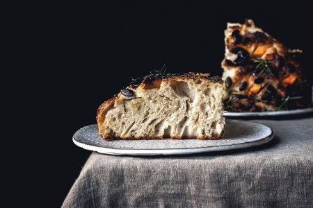 Focaccia mit Kürbis und Rosmarin