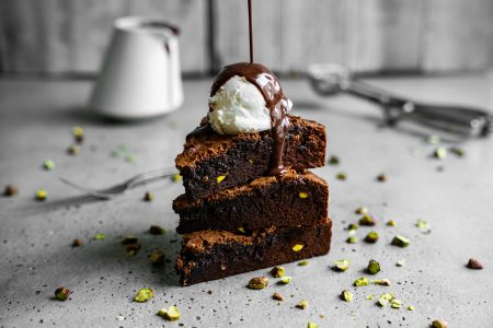 fudgy chocolate cake