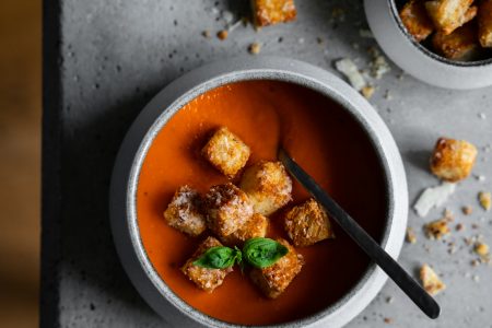 geröstete tomatensuppe