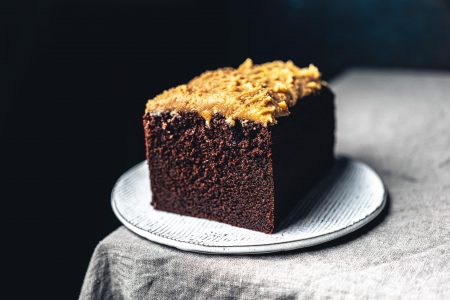 Schokokuchen mit Peanutbutter Frosting