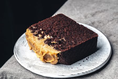 Schokokuchen mit Peanutbutter Frosting