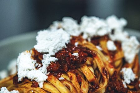 Pasta mit Nduja und Ricotta