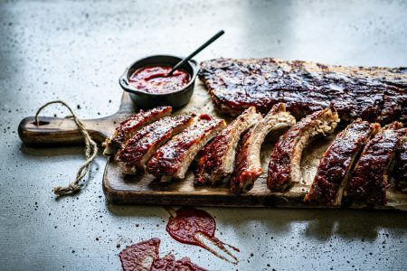 spareribs cherry glazed