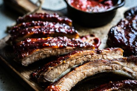 Cherry Glazed Spareribs