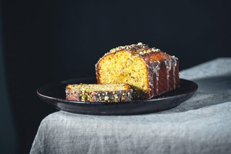 Zitronenkuchen in der Kastenform