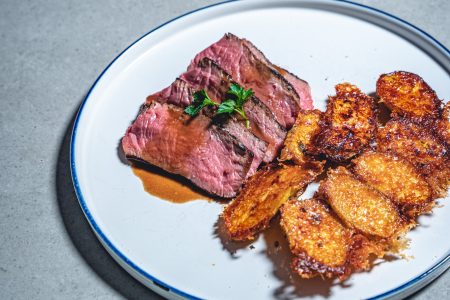 Miso Tomahawk mit Parmesan Kartoffeln