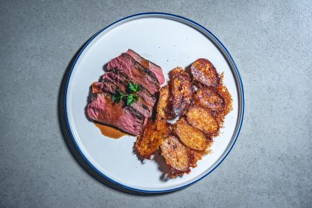Miso Tomahawk mit Parmesan Kartoffeln