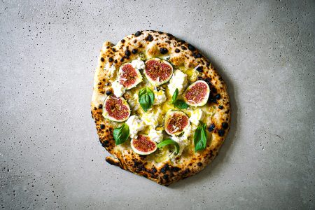 Pizza Bianca - Feige Ricotta Zitrone