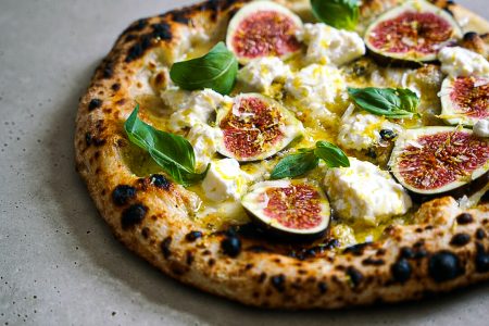 Pizza Bianca - Feige Ricotta Zitrone