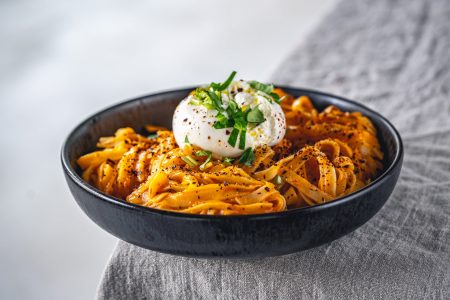 Pasta Pomodoro mit gerösteten Tomaten