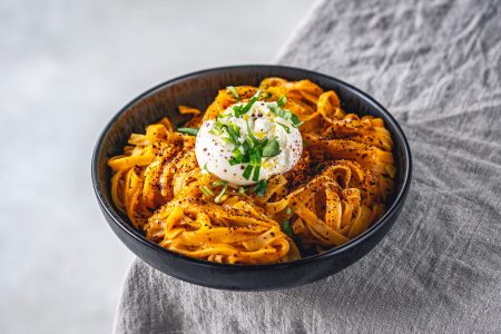 Pasta Pomodoro mit gerösteten Tomaten