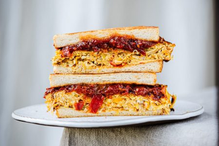 Korean Street-Toast + Kimchi