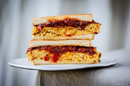 Korean Street-Toast + Kimchi