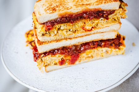 Korean Street-Toast + Kimchi