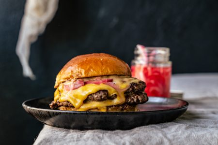 eingelegte rote Zwiebeln