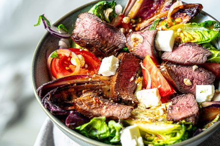 Grillsalat mit Steak