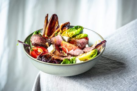 Grillsalat mit Steak