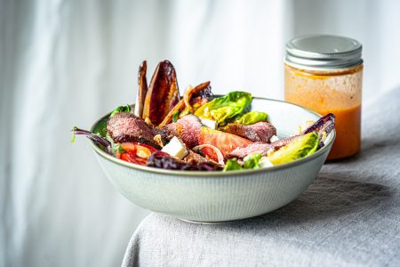Grillsalat mit Steak