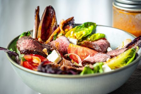 Grillsalat mit Steak