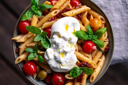 Nudelsalat mediterraner Art