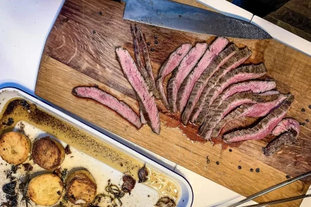 flank steak marinieren