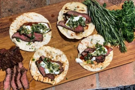 Flat Iron Steak Tacos