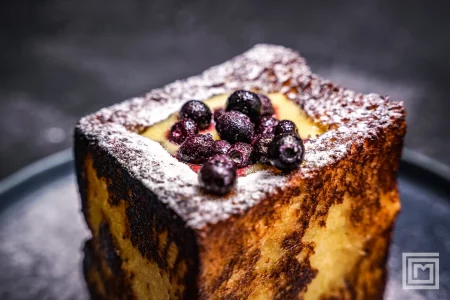 French Toast Box mit Vanillecreme