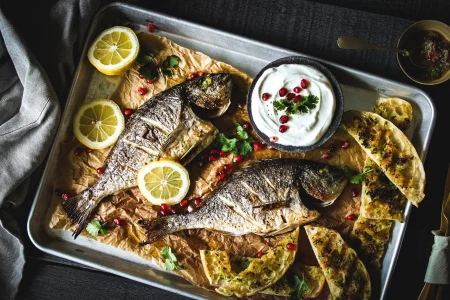 Goldbrasse mit Crostini